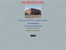 Tablet Screenshot of jbproperties.us